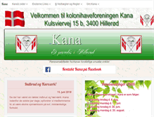 Tablet Screenshot of kana.dk